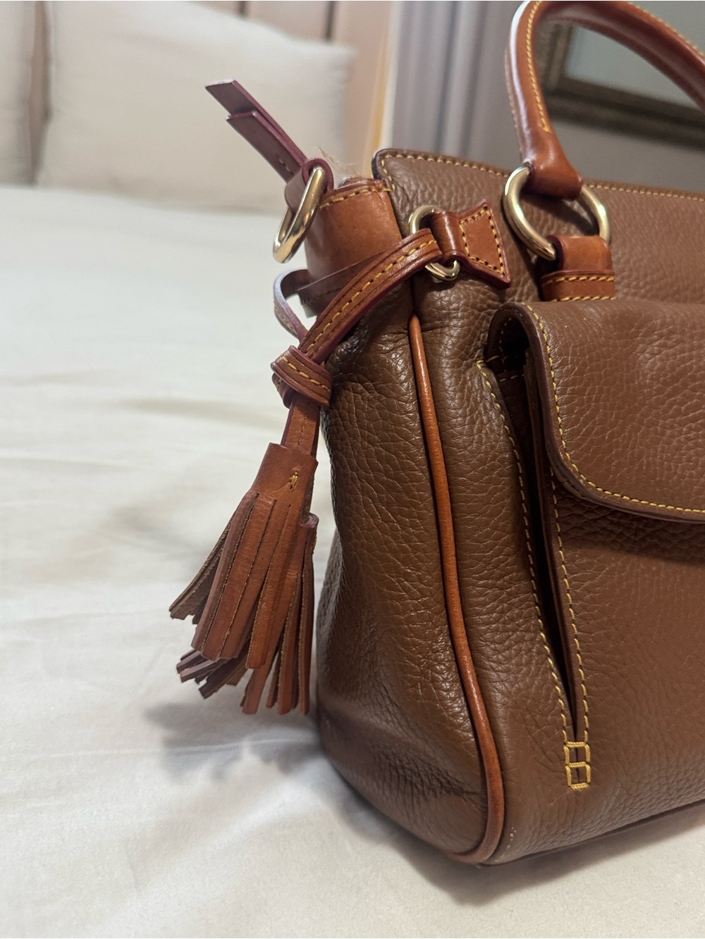Dooney & Bourke Florentine Pocket Satchel - Picture 5 of 15